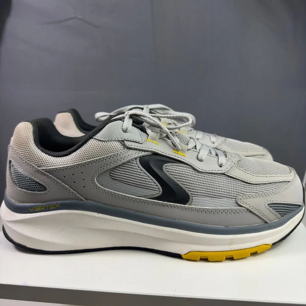 Skechers Vertex Arke Mens Size 12 Gray Wide Fit Walking Running Shoes Sneaker